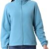 GIMECEN Women's Full Zip Polar Soft Fleece Jacket Warm Winte...