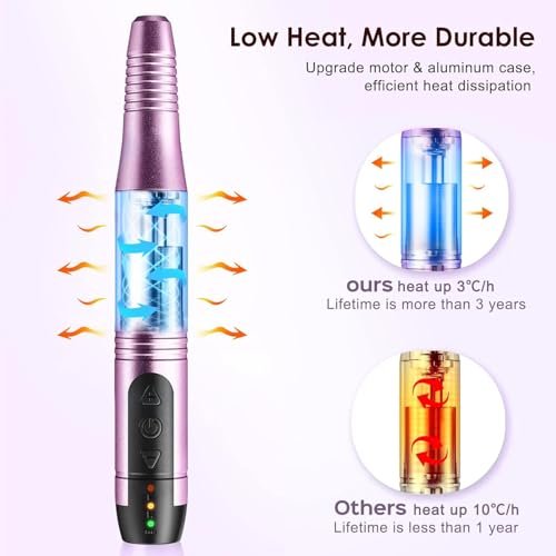 COSLUS Cordless Nail Drill Electric File: Professional for A...