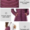 ANOTHER CHOICE Women Puffer Jacket Hooded Warm Lightweight P...