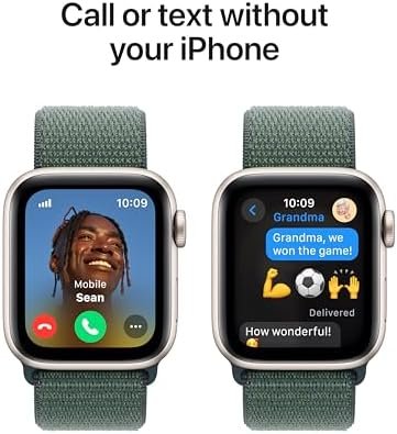 Apple Watch SE (2nd Gen) [GPS 40mm] Smartwatch with Starligh...