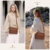 LOVEVOOK Crossbody Bags for Women,Vintage Leather Cross Body...