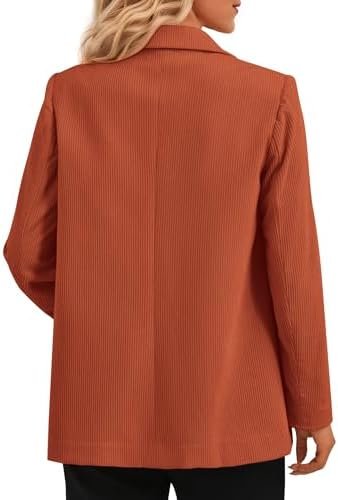 PRETTYGARDEN Women's Winter Corduroy Blazers Jackets Dressy ...