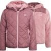 Reebok Girls' Reversible Puffer Jacket - Quilted Winter Coat...