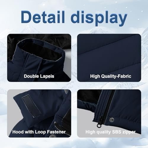 Girl's Winter Coats Kids Waterproof Long Puffer Jacket Thick...