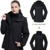 CAMEL CROWN Women's Waterproof Ski Jacket 3 in 1 Winter Coat...