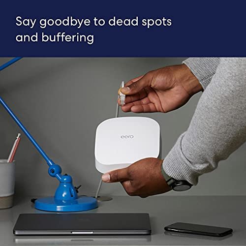 Like-New Amazon eero Pro 6 tri-band mesh Wi-Fi 6 router with...