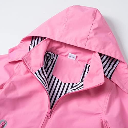 Waterproof Hooded Jacket for Boys Girls,Kids Raincoats Outdo...