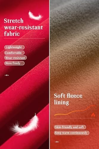 Pursky Women's Softshell Jacket Lightweight Fleece Lined Rai...