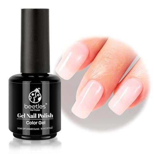 Beetles Neutral Gel Nail Polish 15ml Nude Pink Polish Set Pi...