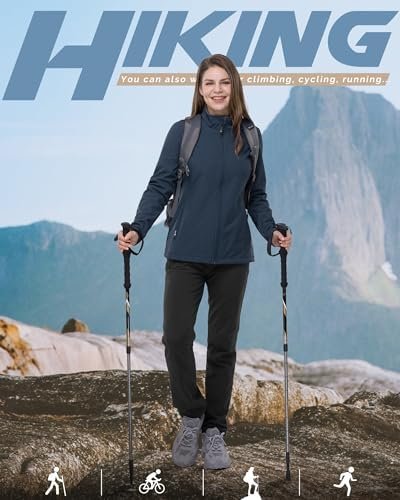 33,000ft Women's Lightweight Softshell Jacket Fleece Lined W...