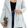 Bellivera Women Wool Jacket Blend Winter Mid Long Trench Coa...