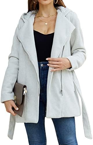 Bellivera Women Wool Jacket Blend Winter Mid Long Trench Coa...