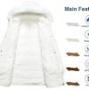 Chrisuno Women's Warm Winter Coat Velvet Puffer Jacket Quilt...