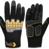 Work Gloves for Men Women, TPR Impact Protection Utility Mec...