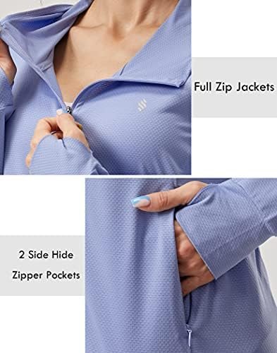 Soothfeel Women's UPF 50+ Sun Protection Hoodie Jacket Light...