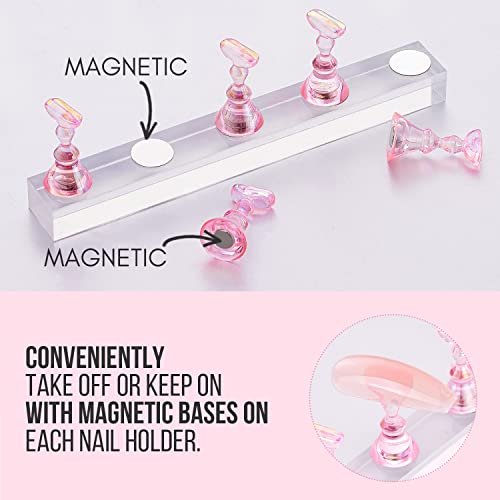 Makartt Nail Stand for Press On Nails Display Practice Art M...