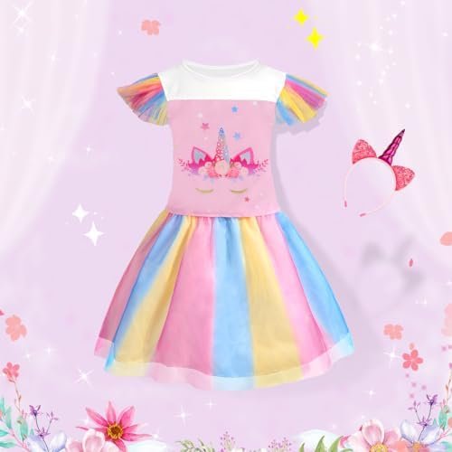 Meland Princess Dress Up Clothes for Girls 3-8 Year Old, Pri...
