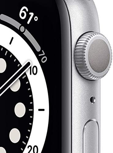 Apple Watch Series 6 (GPS, 44mm) - Silver Aluminum Case with...