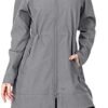 33,000ft Women's Waterproof Softshell Long Rain Jacket with ...