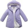 Girl's Long Coat Waterproof Winter Kids Outerwear Warm Parka...