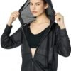 Women's Long Sleeve Mesh Hoody Sheer Hooded Sweatshirt Light...