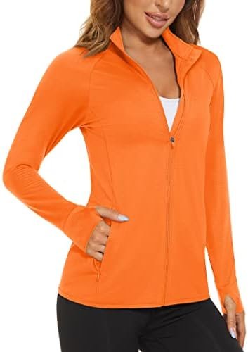 MAGCOMSEN Women's UPF 50+ Lightweight Athletic Jacket Sun Pr...