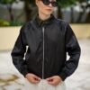 Zeagoo Women's Bomber Jacket Lightweight Zip Up Jacket Casua...