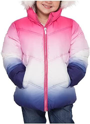 Rokka&Rolla Girls' Heavyweight Puffer Jacket Quilted Winter ...