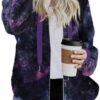 Nirovien Womens Sherpa Jacket Fuzzy Zip Up Hoodie Oversized ...