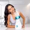 NanoSteamer Large 3-in-1 Nano Ionic Facial Steamer with Prec...