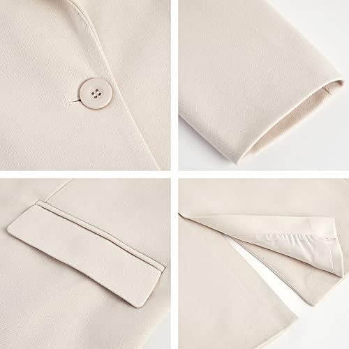 Fazortev Womens Casual Long Sleeve Wool Blend Pea Coat Lapel...