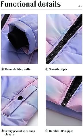 Pursky Girls' Warm Winter Coat Long Parka Fleece Lined Water...