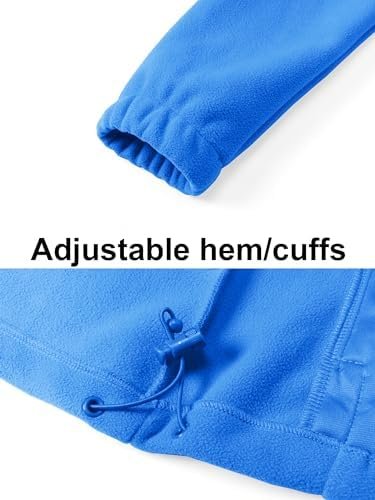 TACVASEN Women's Soft Fleece Jacket Lightweight Full Zip Swe...