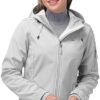 33,000ft Women's Softshell Jacket, Fleece Lined Warm Jacket ...