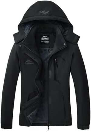 ELLSWOS Womens Winter Coats Waterproof Ski Jacket Warm Snow ... ELLSWOS Womens Winter Coats Waterproof Ski Jacket Warm Snow ...