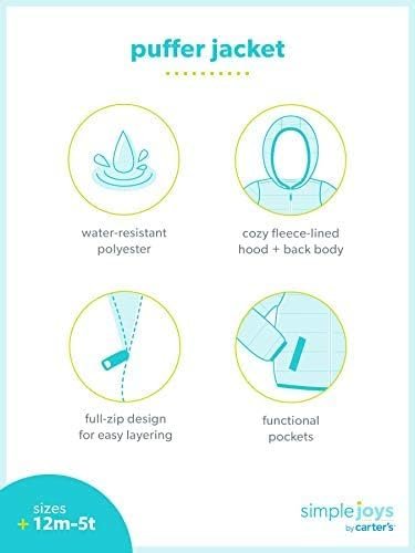 Simple Joys by Carter's Baby Girls' Puffer Jacket