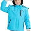 WICKHAM Girl's Waterproof Ski Jacket Winter Warm Fleece Line...
