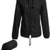 Avoogue Raincoat Women Lightweight Waterproof Rain Jackets P...