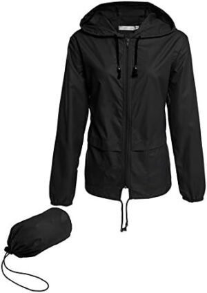 Avoogue Raincoat Women Lightweight Waterproof Rain Jackets P... Avoogue Raincoat Women Lightweight Waterproof Rain Jackets P...