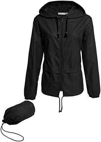 Avoogue Raincoat Women Lightweight Waterproof Rain Jackets P...
