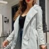 Bellivera Women Wool Jacket Blend Winter Mid Long Trench Coa...