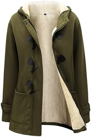 Gihuo Winter Jackets for Women Sherpa Lined Jacket Women Duf... Gihuo Winter Jackets for Women Sherpa Lined Jacket Women Duf...