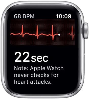 Apple Watch Series 5 (GPS, 40MM) - Silver Aluminum Case with...