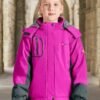 GEMYSE Girl's Waterproof Ski Snow Jacket Fleece Windproof Wi...