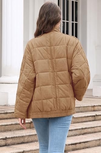 ETCYY Women's Causal Lightweight Quilted Jackets Long Sleeve...
