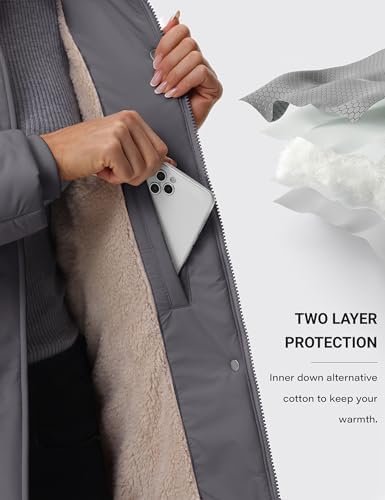 YUCOLEN Womens Winter Parka Coat Warm Thicken Jacket Down Pu...