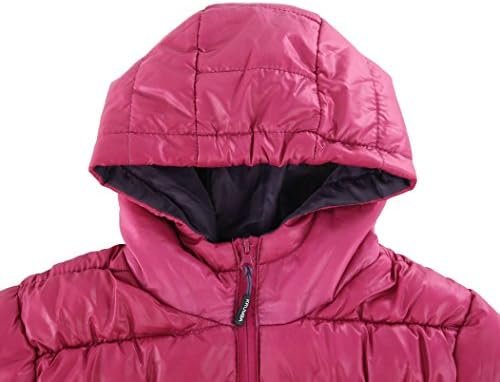 Girls Lightweight Puffer Jacket: Kids Packable Outdoor Water...