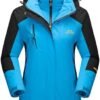 MAGCOMSEN Women's 3-in-1 Winter Coats Snow Ski Jacket Waterp...