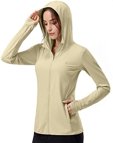Soothfeel Women's UPF 50+ Sun Protection Hoodie Jacket Light...