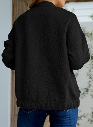 EVALESS Bomber Jackets for Women Spring Fashion 2025 Cute Ja...